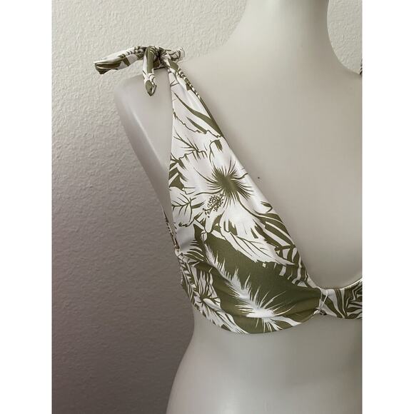 Kenny Flowers Swim Bikini Top Bali Twist Floral Swimwear - Picture 2 of 9